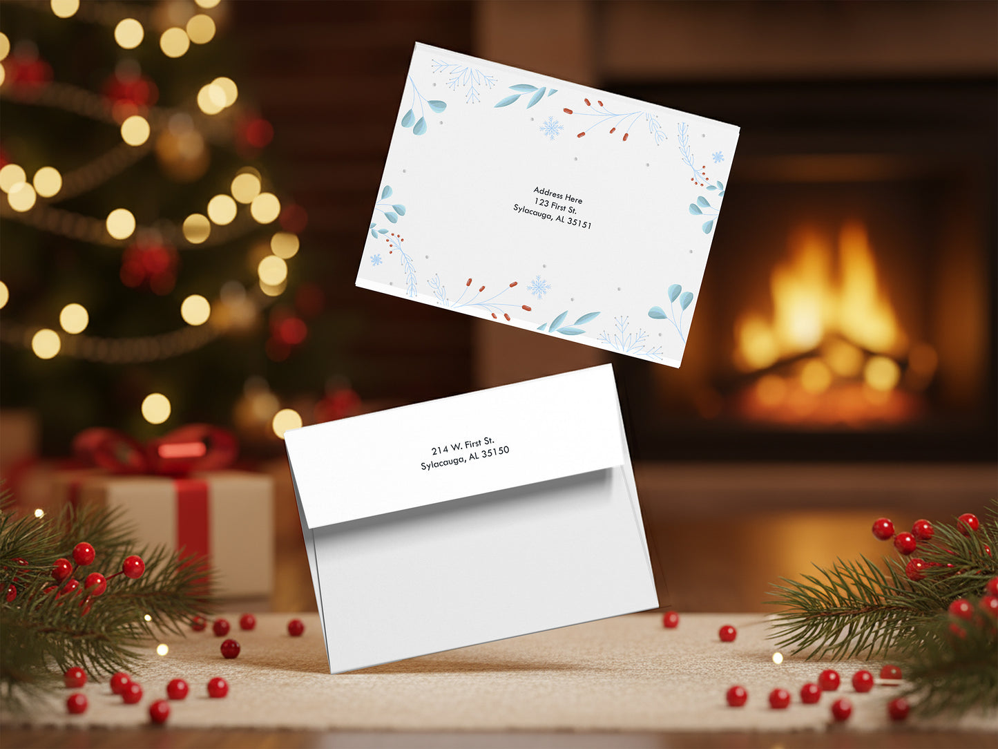 Christmas Card Envelopes