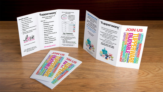 Tupperware Brochure - Trifold