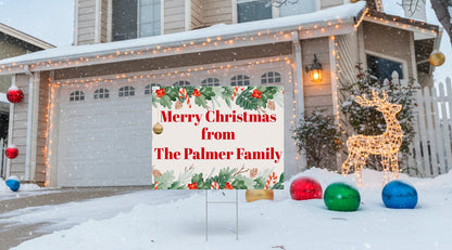Personalized Christmas Yard Signs
